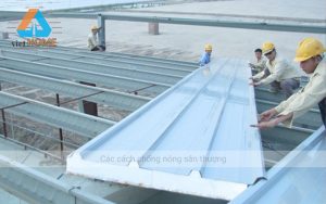 Các cách chống nóng sân thượng