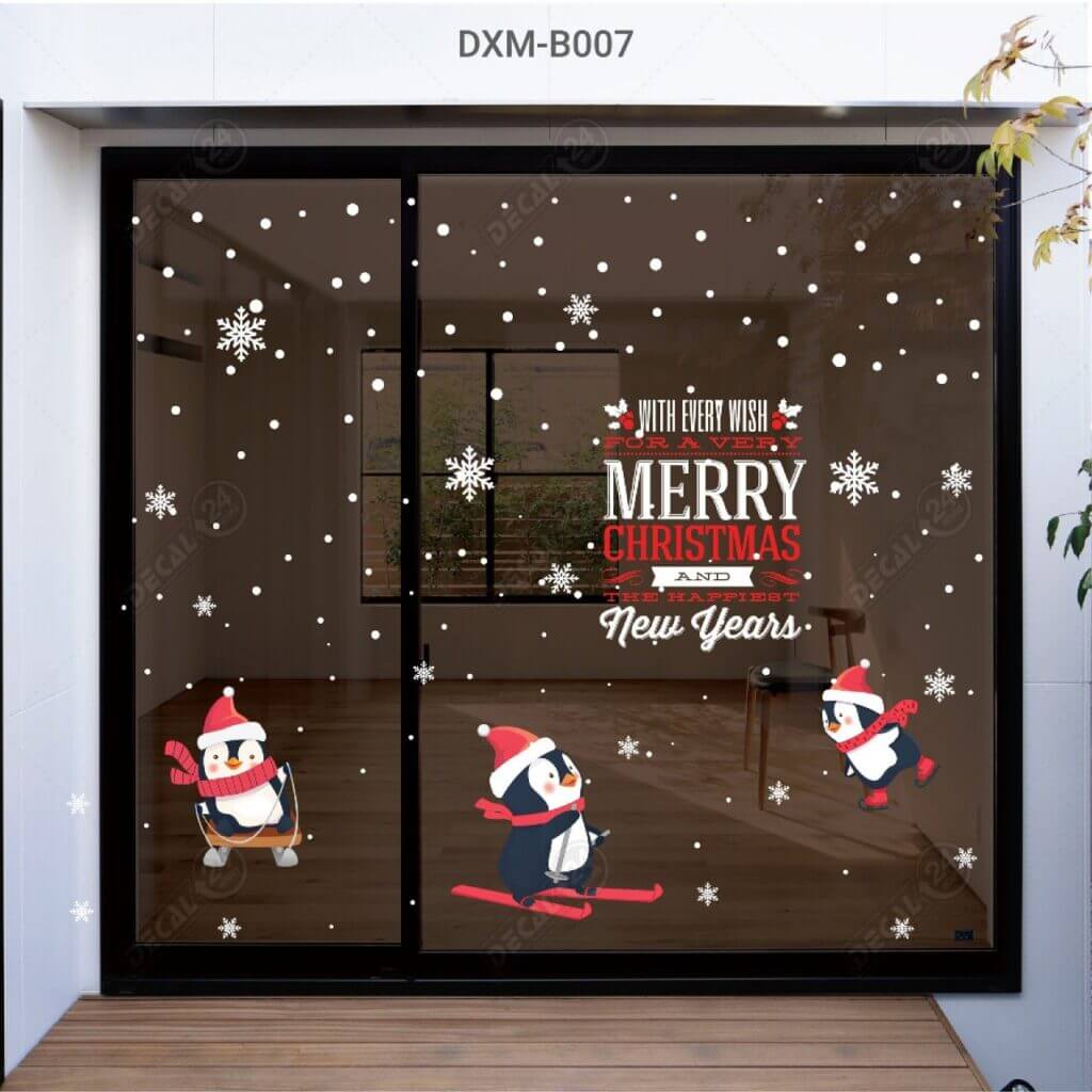 Mẫu Decal Trang Trí Noel - Mẫu 08